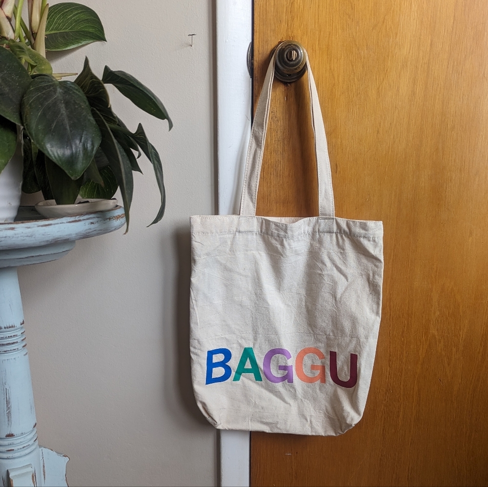 Baggu Cotton Logo Tote